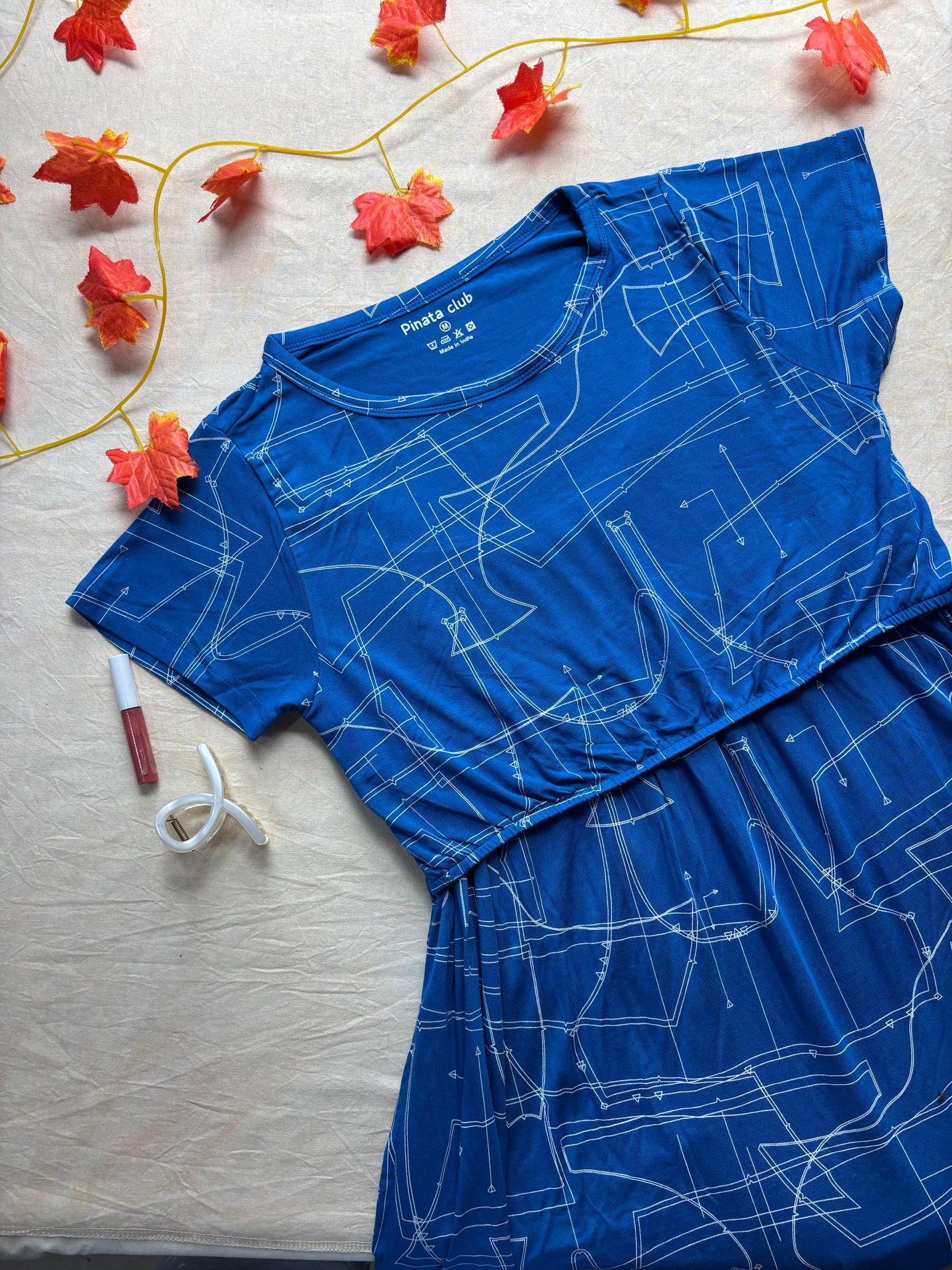 Blue lines: elastic pull up