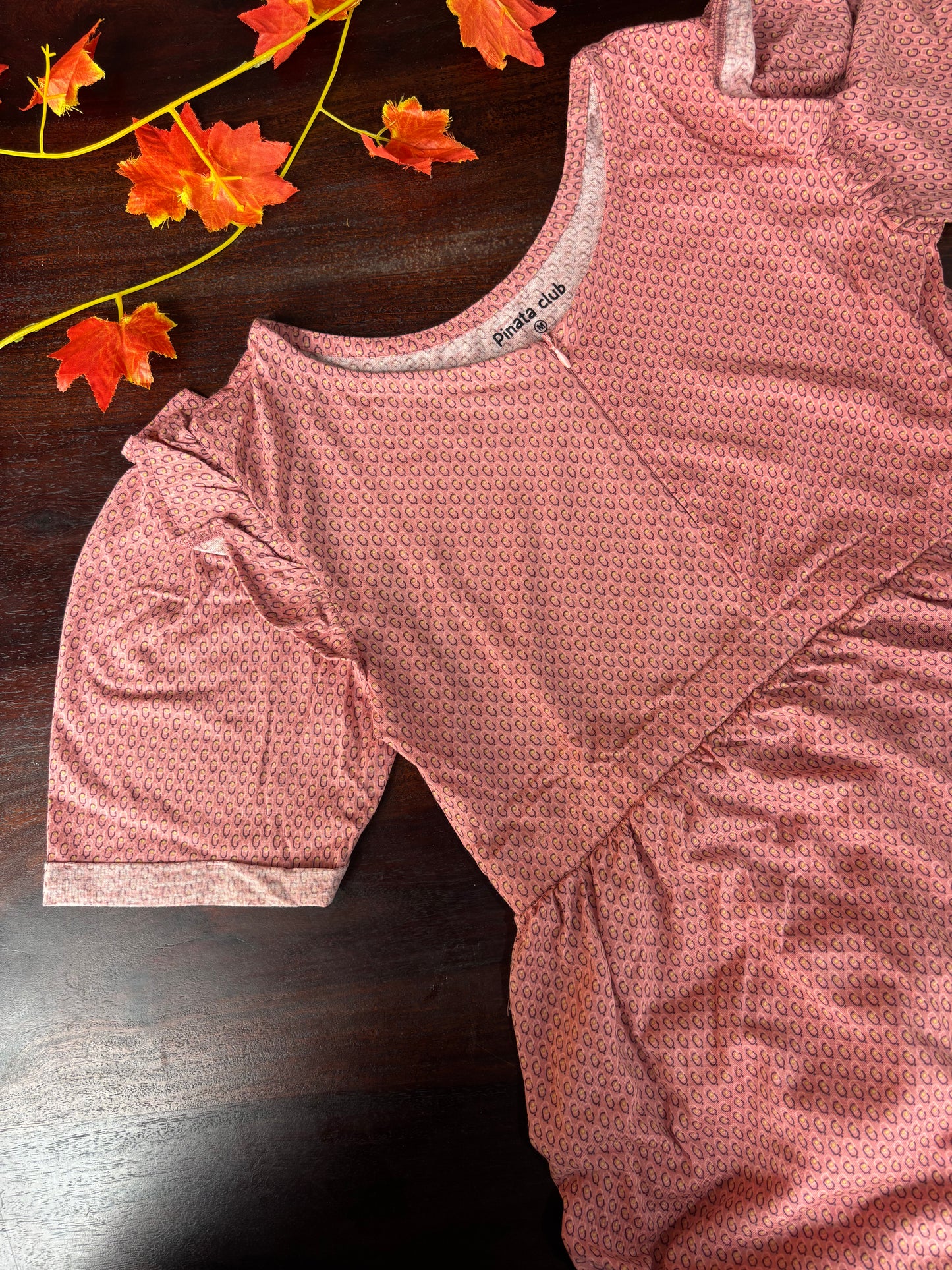 Soft and Sweet: Peach Feeding Gown