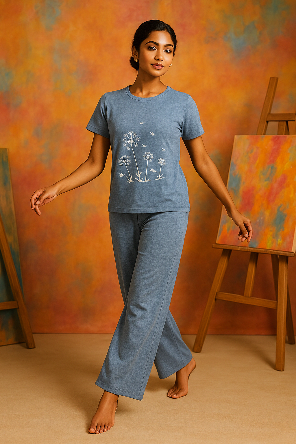 Sky's the Limit: Co-ord Knitted Set in Sky Blue