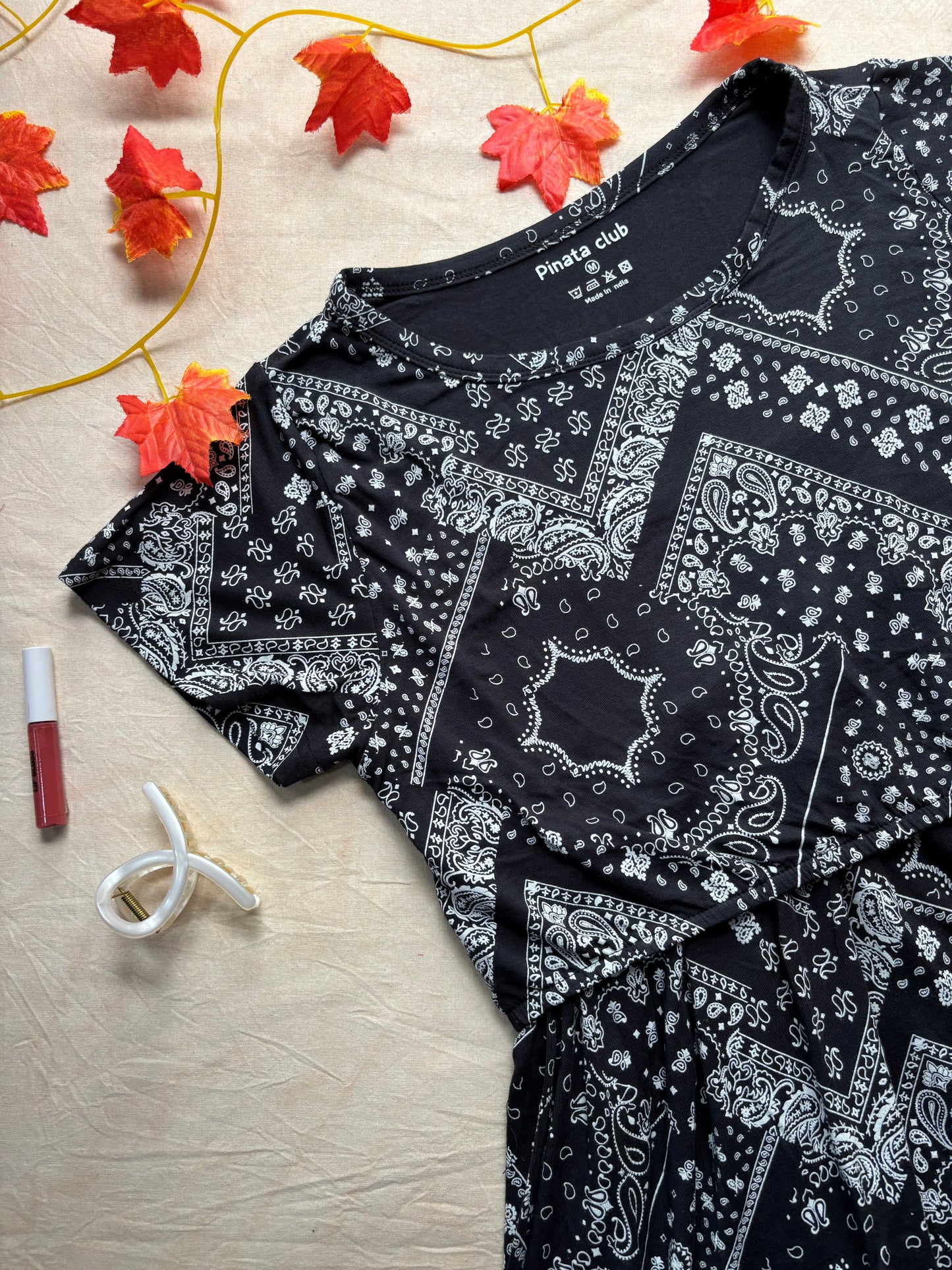 Elevate Your Style: Black Designer Feeding Gown