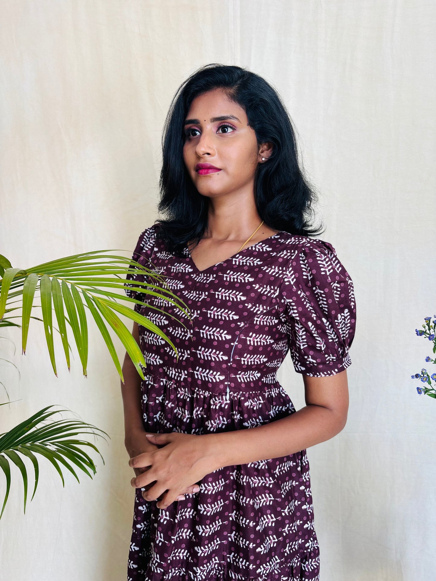 Truffle Tone Tier Dress