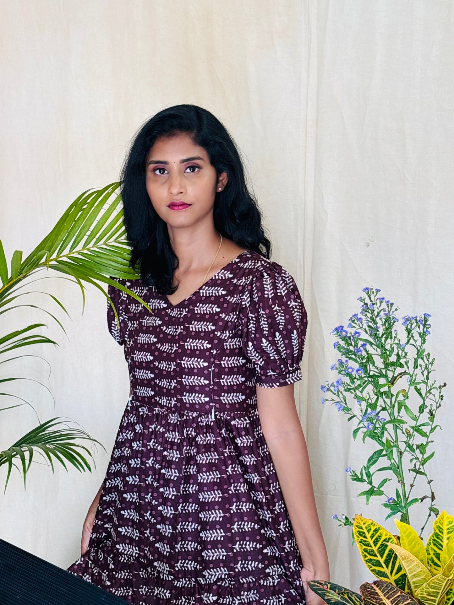 Truffle Tone Tier Dress