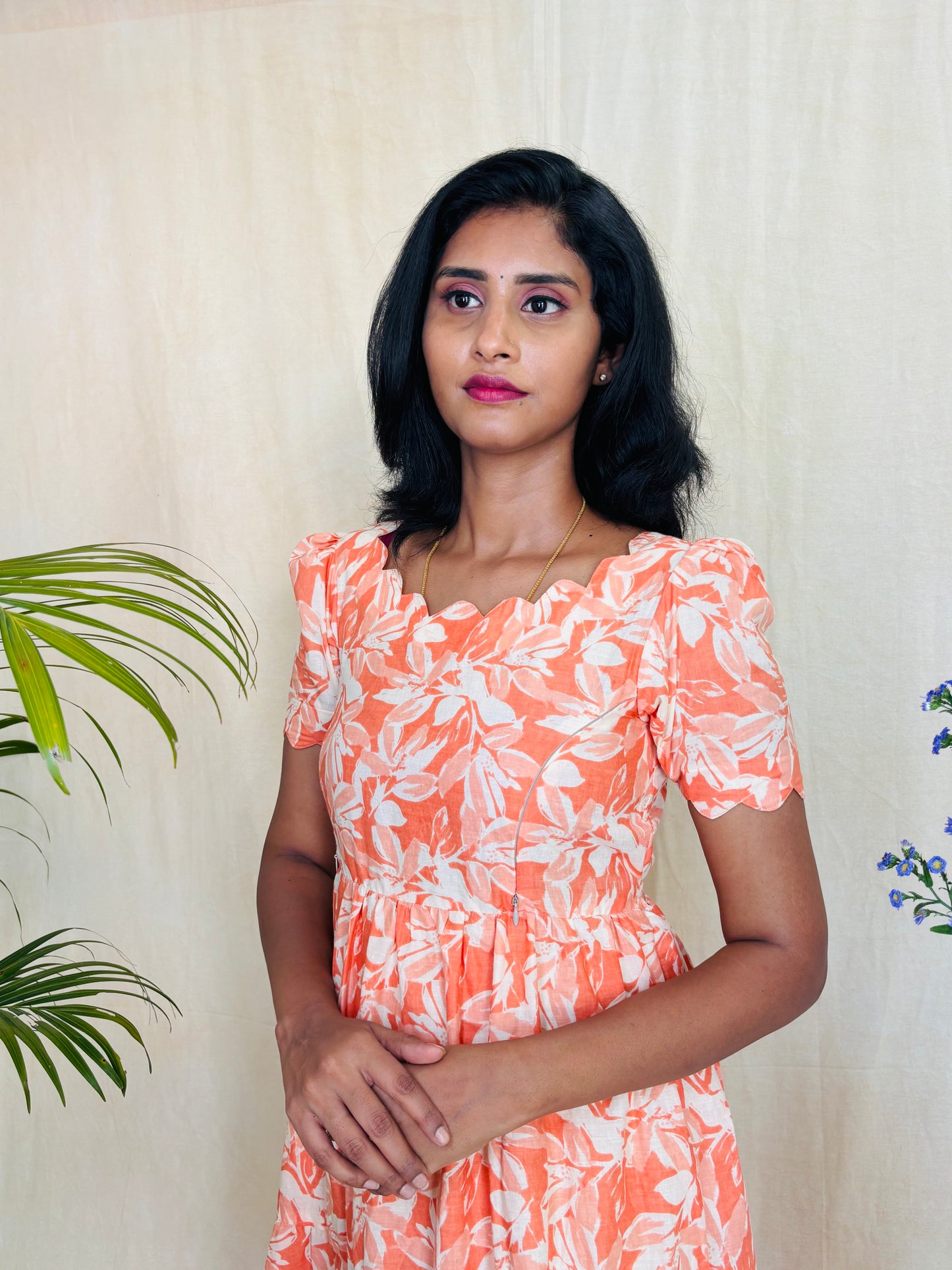 Peach Bloom Gown