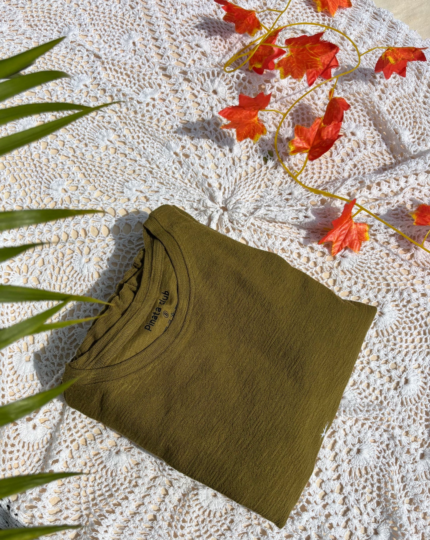 Nature's Harmony: Co-ord Knitted Set in Bottle Green